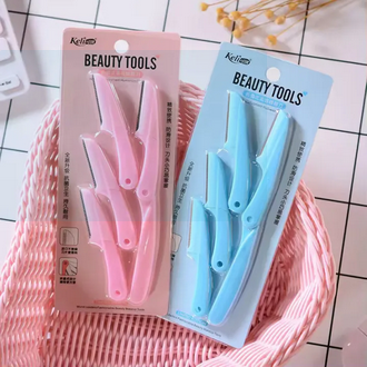 KELI BEAUTY TOOLS EYEBROW RAZOR (4PCS)
